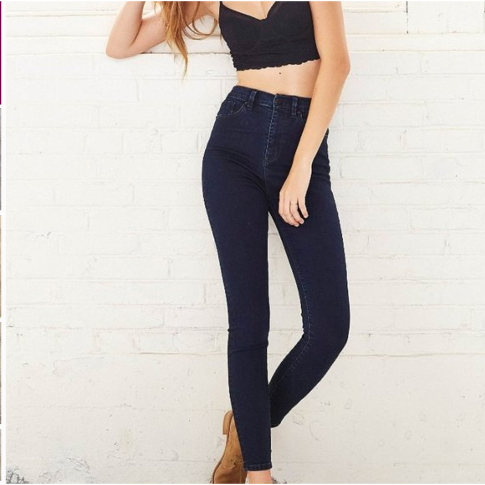 American Eagle Sky High Jeggings Super High Rise 2 - Picture 1 of 4